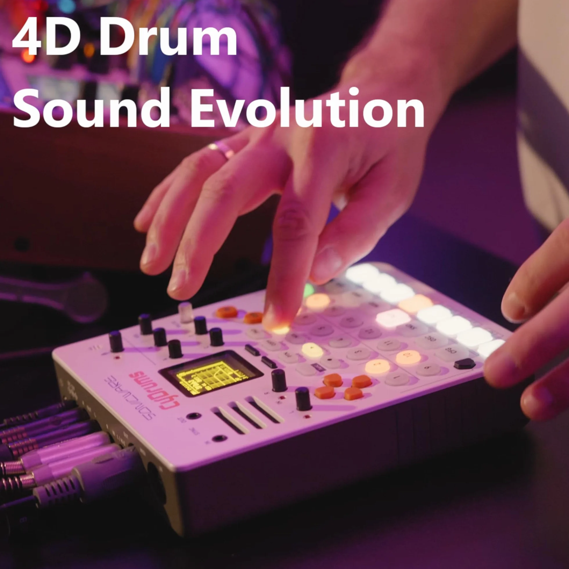 Sonicware CyDrums [Expressive Drum Synthesizer] 8-Track Beatmaking, 4D-Drumsounds, 22 individuell Klangstrukturen, Vielseitige Effekte und flexibles Routing