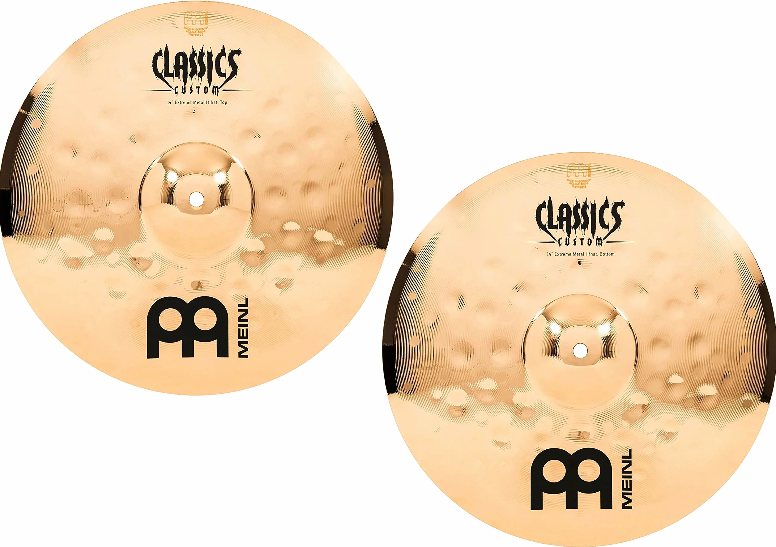 Meinl Classics Custom HiHat 14", CC14EMH-B, Extreme Metal