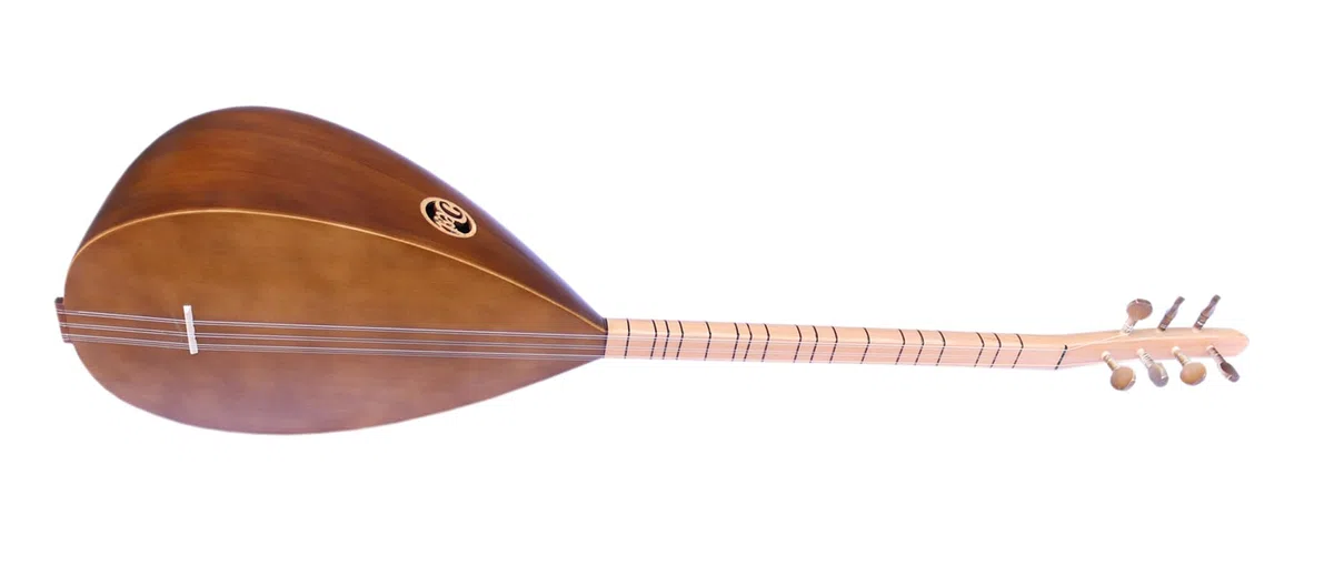 Turkish Quality Short Neck Maulberry Baglama Saz ASK-109