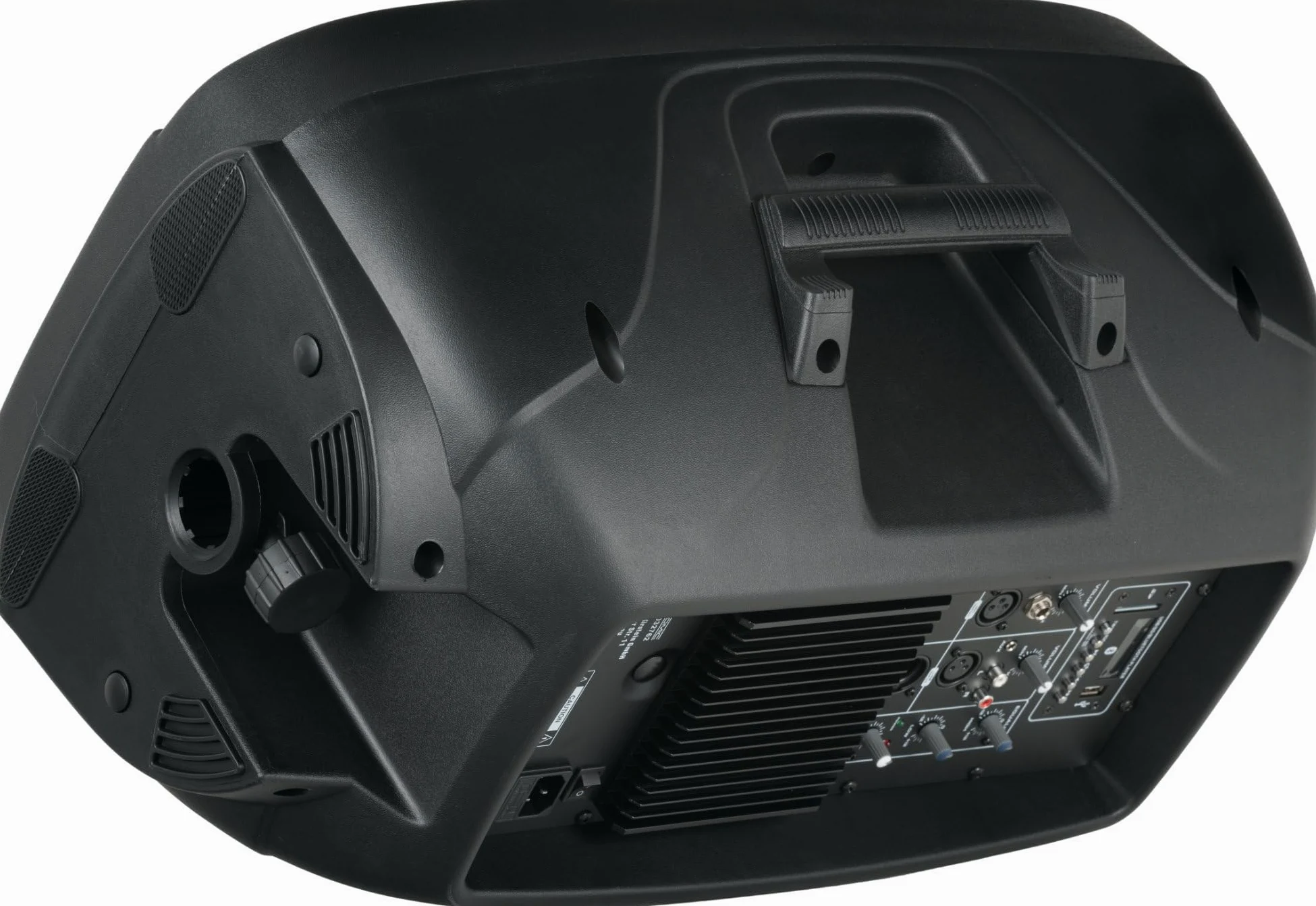 Pronomic PH12A Bühnen- und Konzertlautsprecher Paar, Aktiv PA-Lautsprecher, Mobile PA-Box inkl. XLR-Kabel, (USB/SD/Bluetooth MP3-Player, 150 W RMS / 300 W Peak, 12" Woofer, 34mm Hochtontreiber) Set