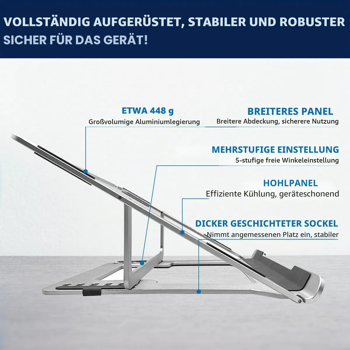 Faltbarer Ständer für Drum Controller, kompatibel mit NI Maschine MK3, Ableton Push3, Akai MPC One+, MPC Sample, MPC Live 3, Behringer Mixer, verstellbarer Aluminium-Klappständer für Heimstudio