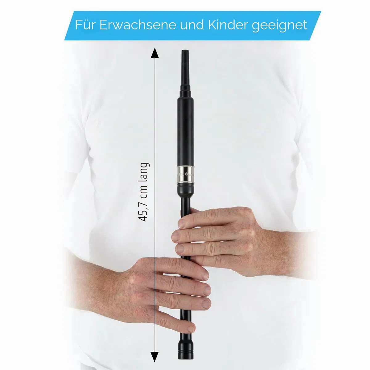Dudelsack-Übung Standardlänge 45,7 cm vernickelte Gravurhülse Tan Cord Tragetasche 2 Blätter Highland Dudelsack