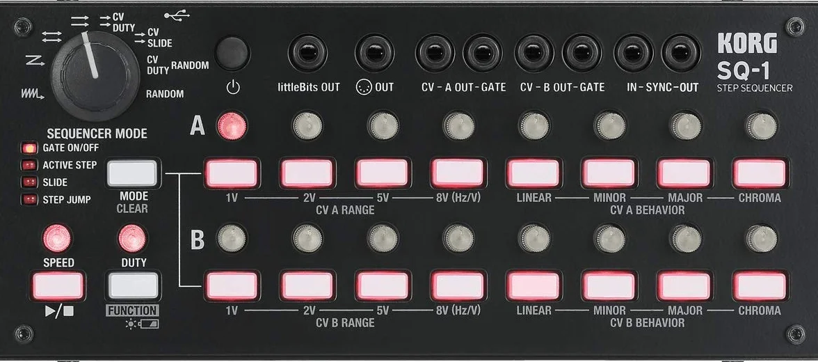Korg SQ-1 Tastaturen