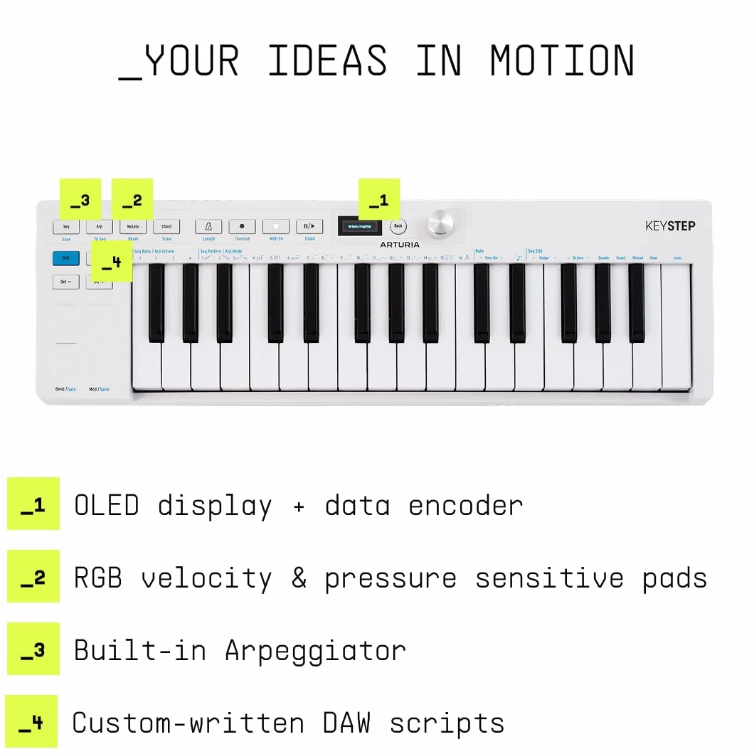 Arturia KeyStep mk2 - Midi Keyboard