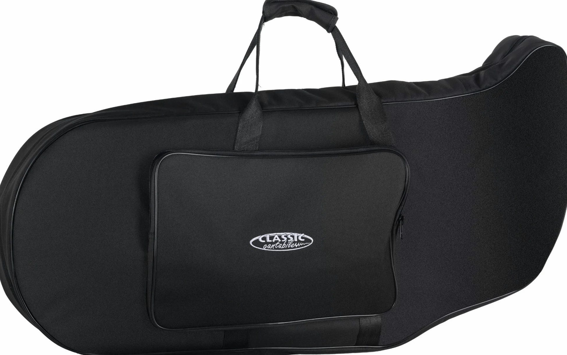 Classic Cantabile MardiBrass Kunststoff C-Tuba - Extrem leicht und sehr stabil - Material Korpus: ABS Kunststoff - Mundrohr und Maschine aus Messing - mit Gigbag & Mundstück - Farbe: Matt-schwarz