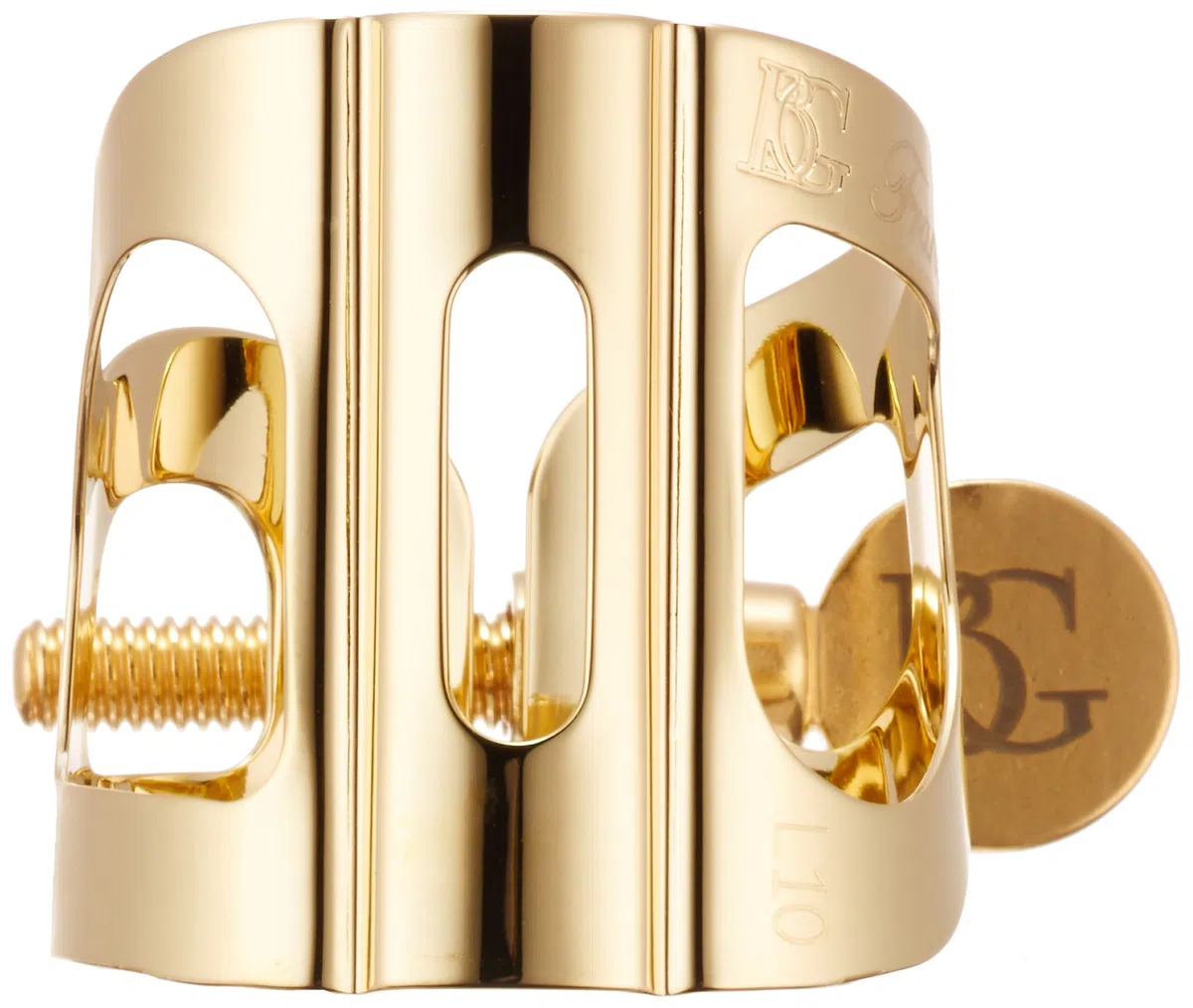BG Ligatur Tradition goldfarben lackiert - Altsaxofon