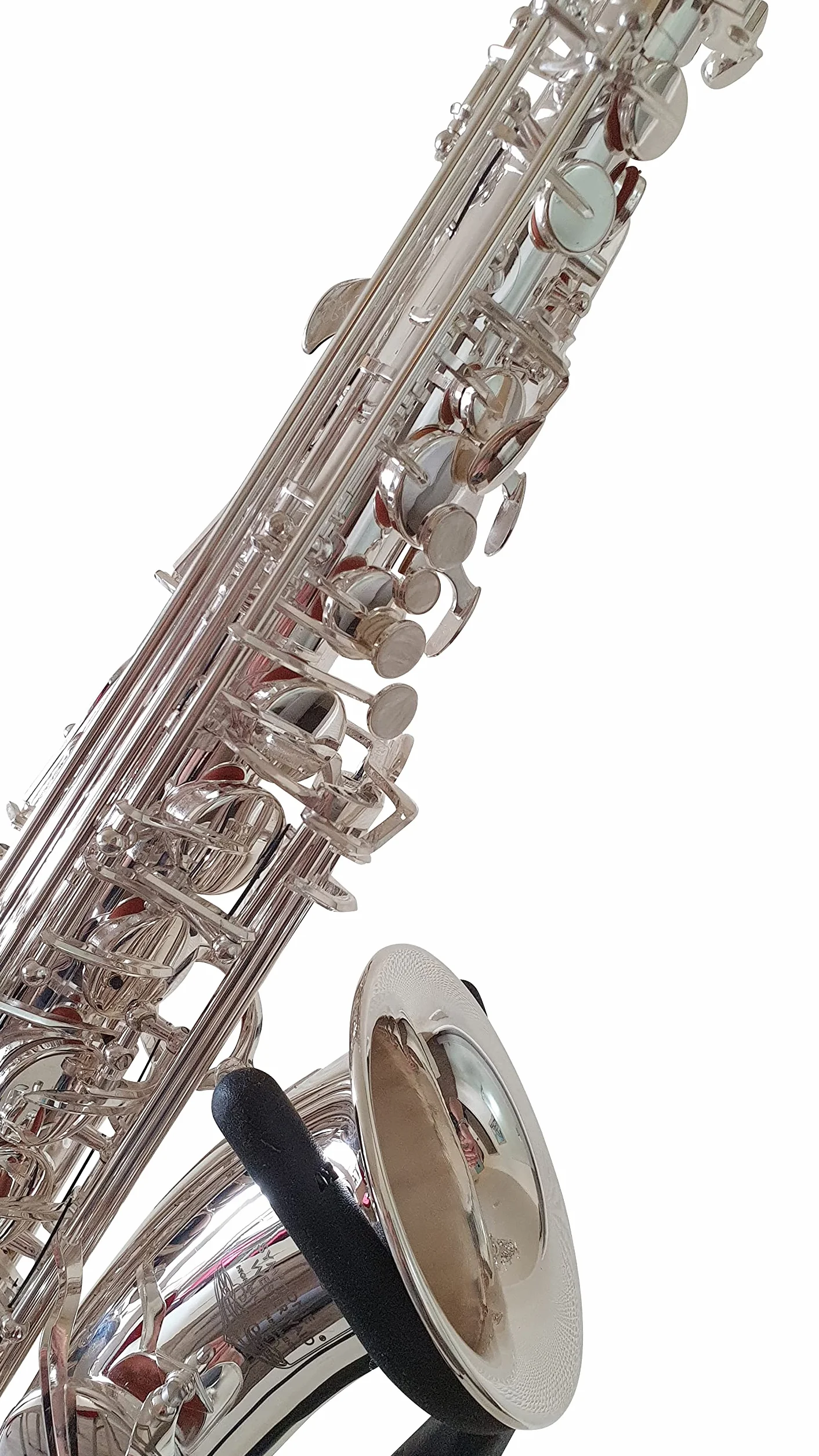 Altsaxophon, echt versilbert, inkl. Luxus-Hartschalenkoffer und Zubehör, Neu, Design Altsaxofon, Saxophon Alt