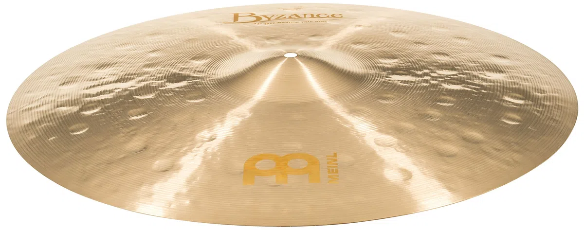Meinl Cymbals Byzance Jazz Ride Medium Thin 22 Zoll (Video) Schlagzeug Becken (55,88cm) B20 Bronze, Traditionelles Finish (B22JMTR)