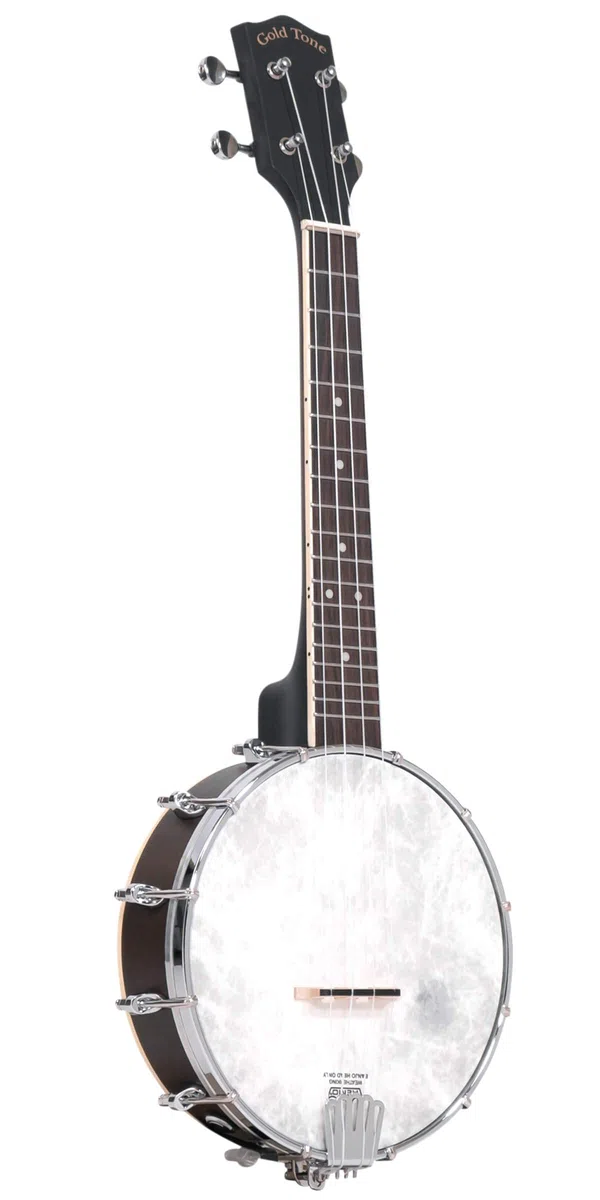 BU-1 Banjo-Uklulele mit Tasche, goldfarben