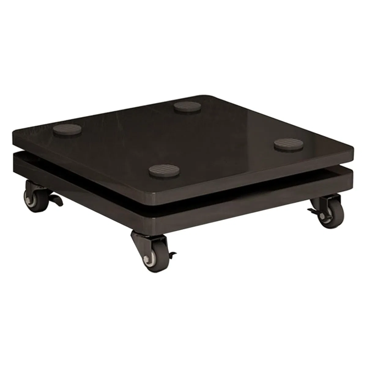 Subwoofer Lautsprecherständer, Lautsprecherisolationsständer, Subwoofer Audioisolationsplattform mit Rädern für Standardlautsprecher,A,30 * 35 * 8CM