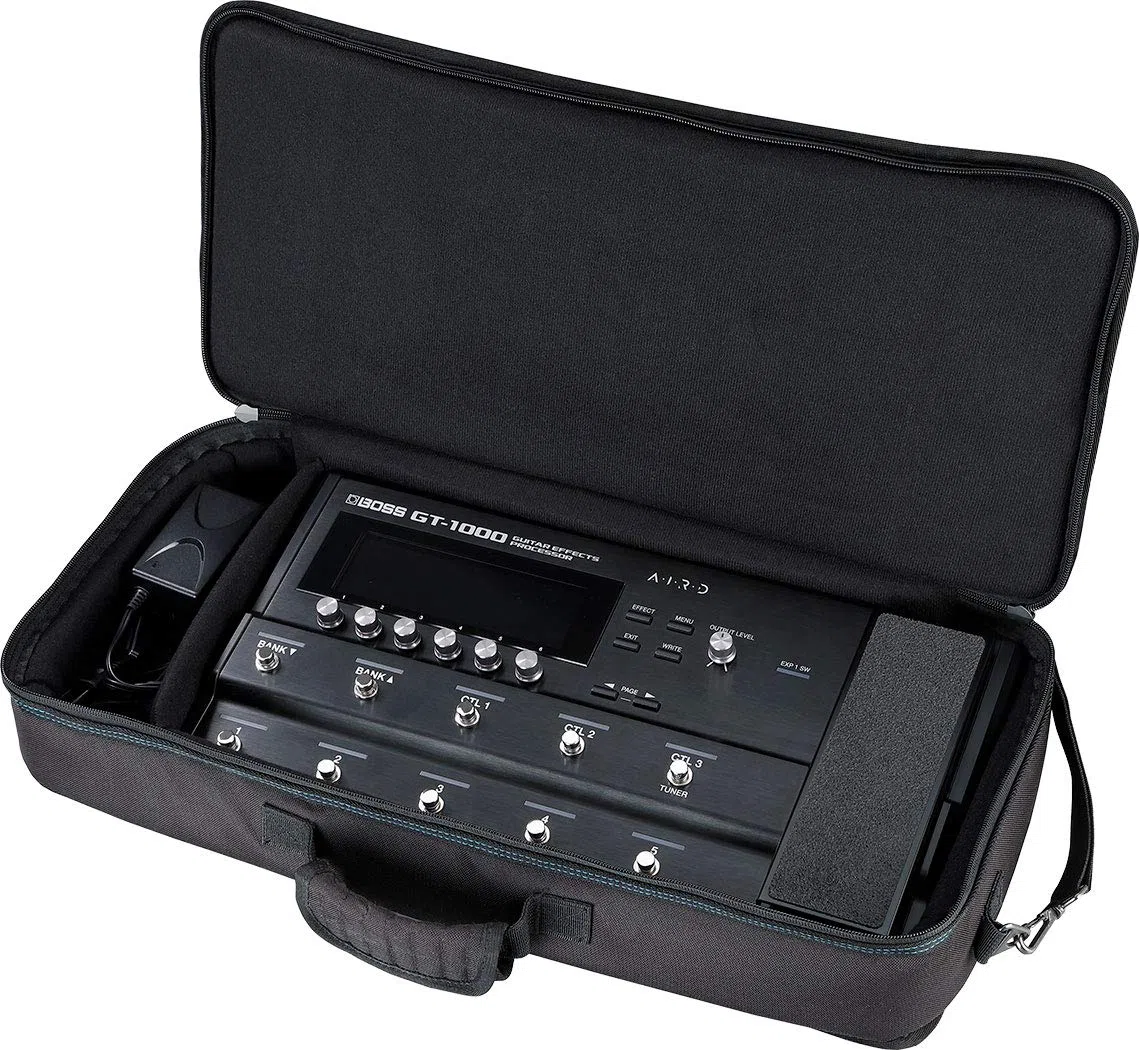 BOSS CB-ME80 Custom-Tasche mit Schultergurt für ME-80 Gitarren-Multieffektpedal und Zubehör