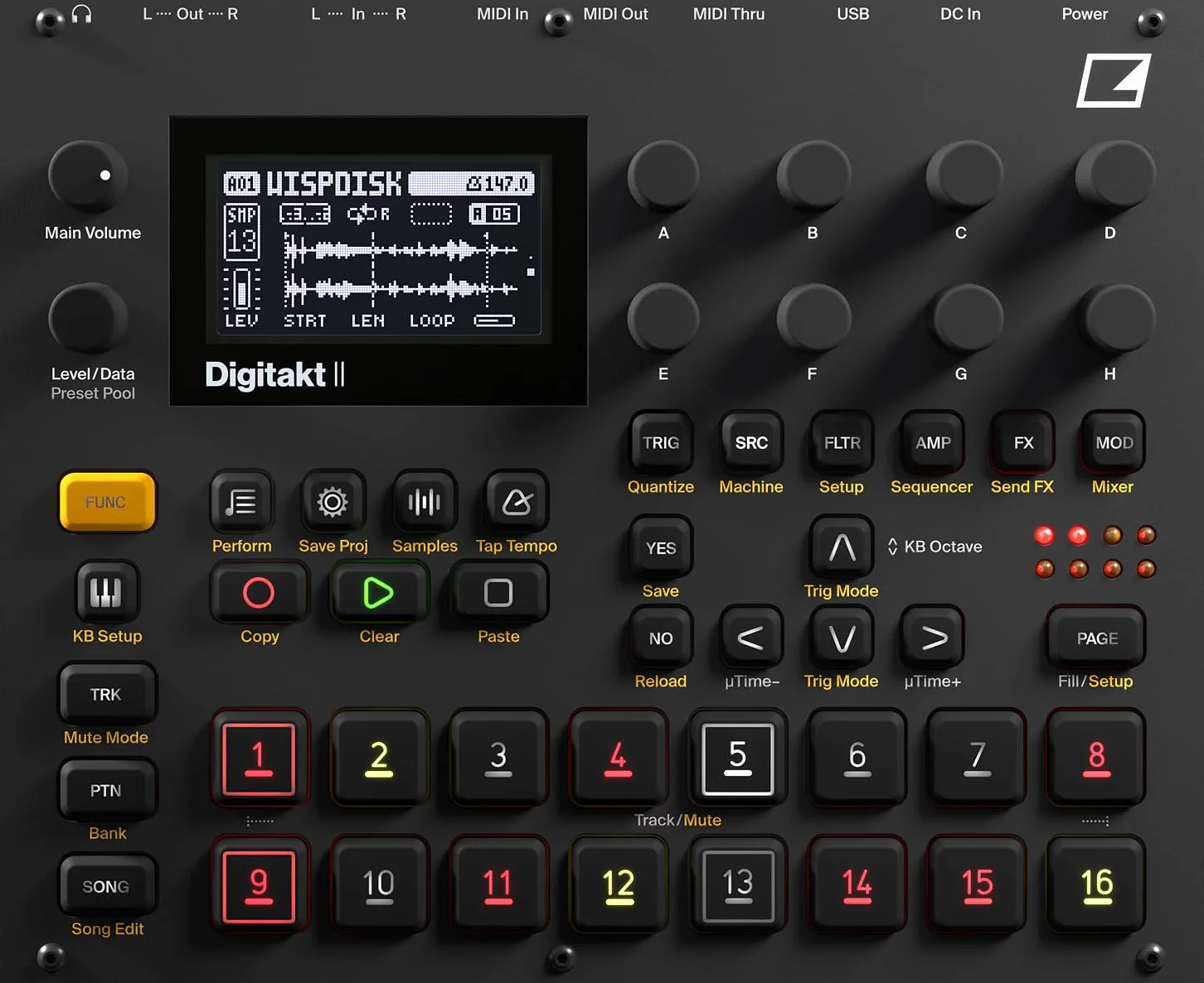 Elektron Digitakt II - Drum Machine
