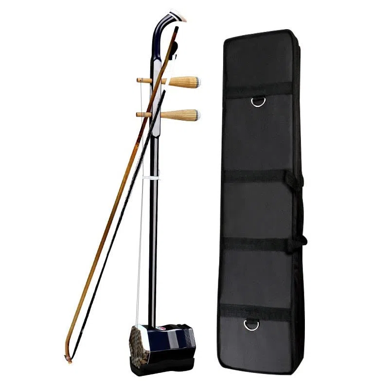 Chinesische Geige, Erhu, traditionelle nationale Musikinstrumente zum Üben und für Bühnenauftritte