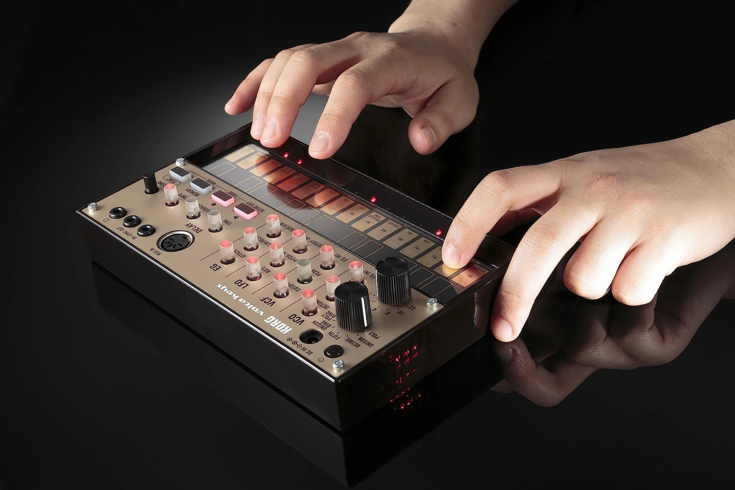 Korg VOLCA-KEYS Analog-Synthesizer Schwarz