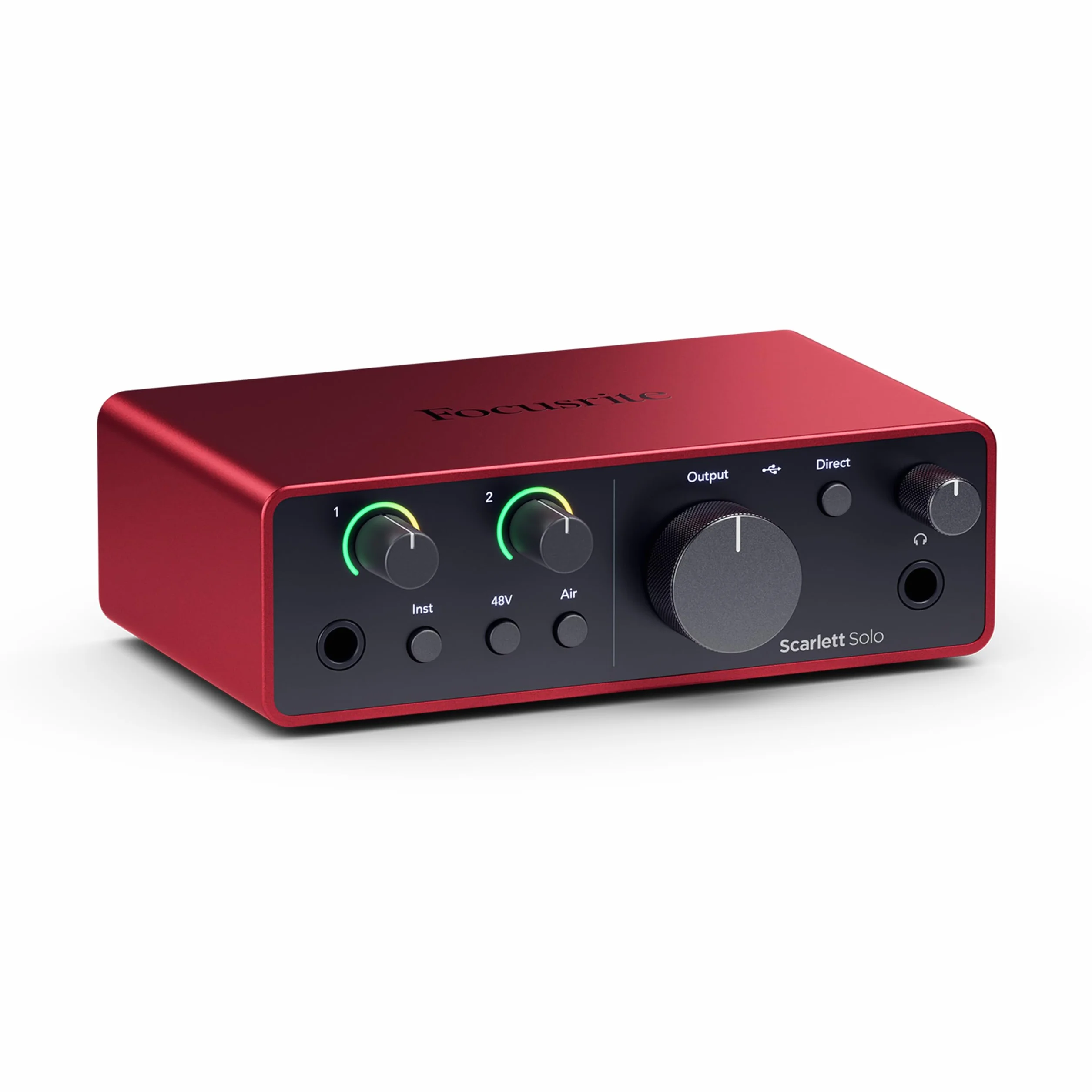 Focusrite Scarlett Solo 4. Gen USB-Audio-Interface für Gitarristen, Sänger und Produzenten