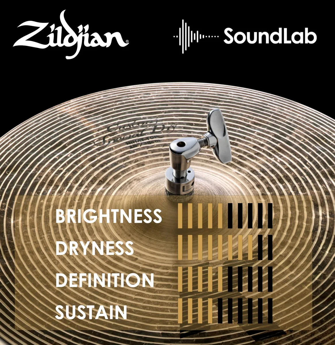 Zildjian K Custom Series - 15" Special Dry Hi-Hat Cymbals - Pair