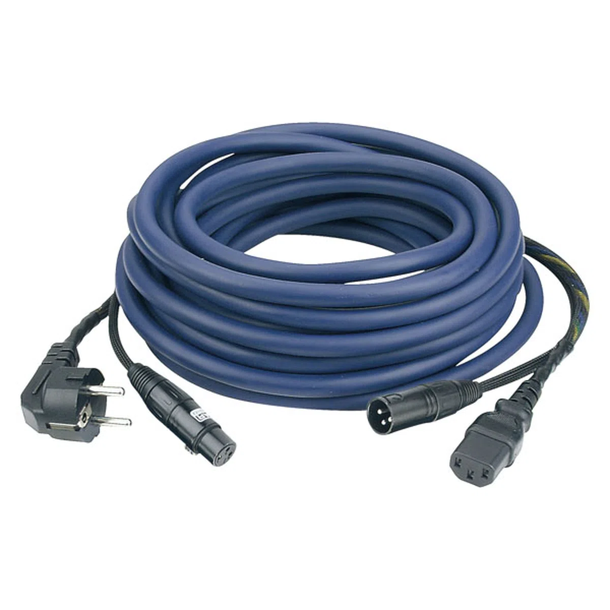 DAP AUDIO Powersignalcable 10m Schuko Kalt XLR