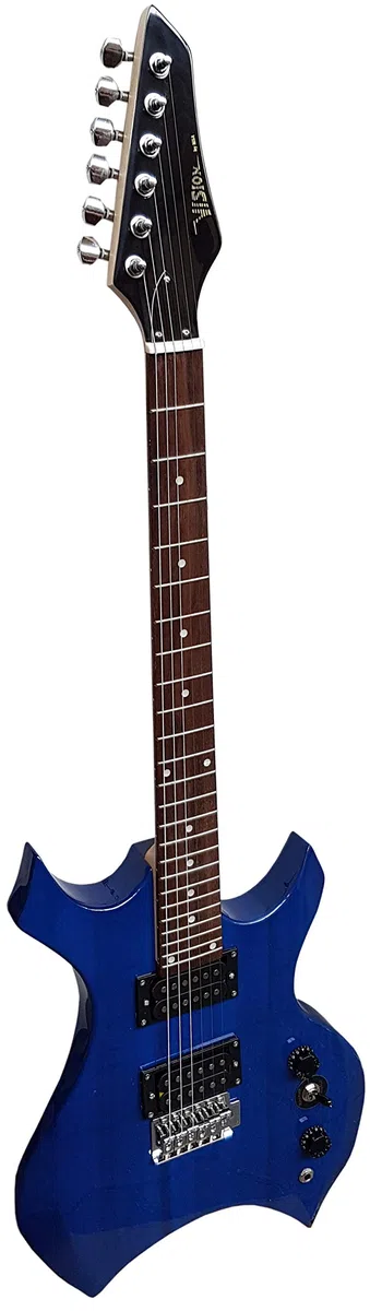 HEAVY METAL SET - ELEKTROGITARRE HEAVY SCHWARZ - VERSTÄRKER 45 WATT - TASCHE - BAND - 3xPIK - STIMMGERÄT - E GITARRE 2x HUMBUCKER