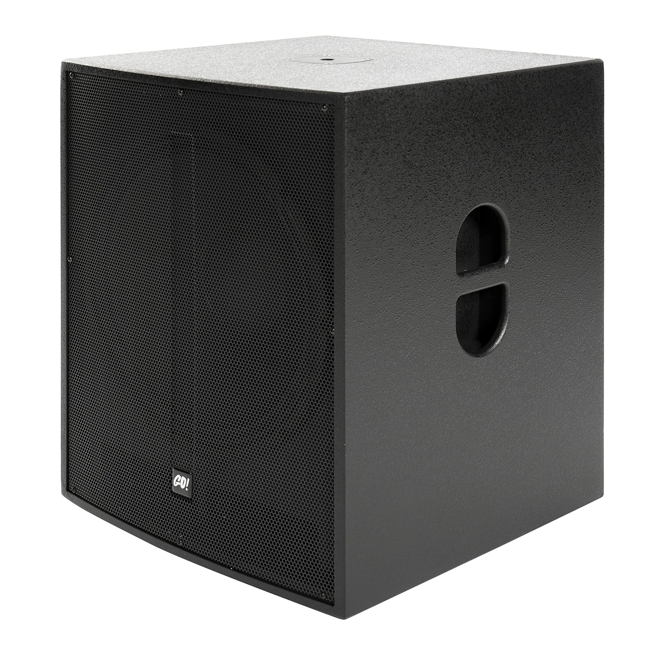 MUSIC STORE Go! Sub 18A Aktive Bassbox - 18 Zoll Tieftöner, 280W RMS, 1000W Peak Leistung, Holzgehäuse, XLR Eingang & Ausgang, Ideal für Veranstaltungen und Konzerte
