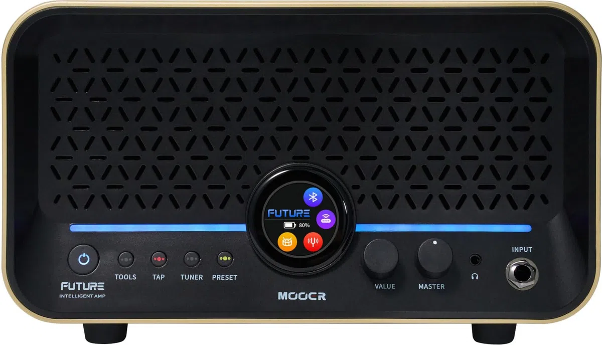 Mooer F15i Li - Multi-Effects & Modeling Guitar Combo, 15 Watt, with Battery - Imperial Gold