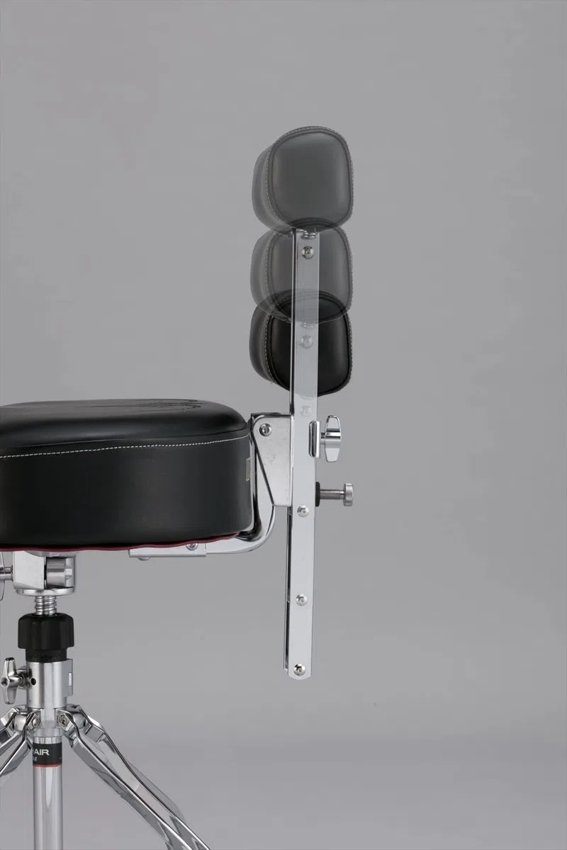 Tama 1st Chair Drumhocker Lehne - Rückenlehne - Schlagzeug Stuhl Zubehör, Schwarz (HTB5B)