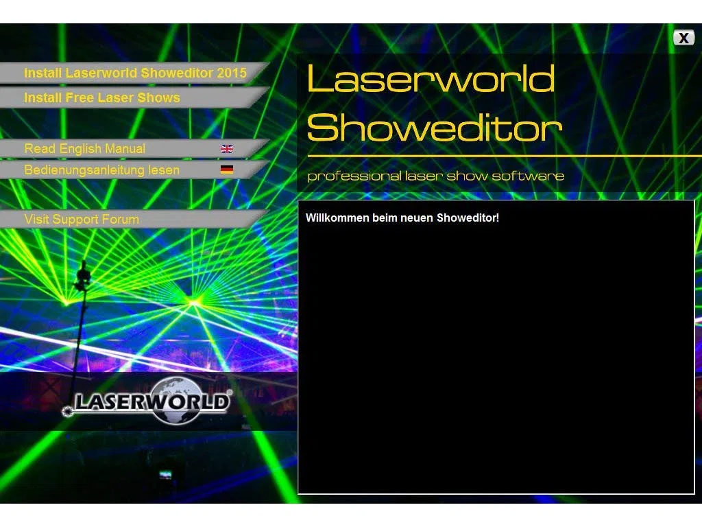 Laserworld ShowNET ILDA/DMX Netzwerk-Interface inkl. Showeditor Lasershow Software