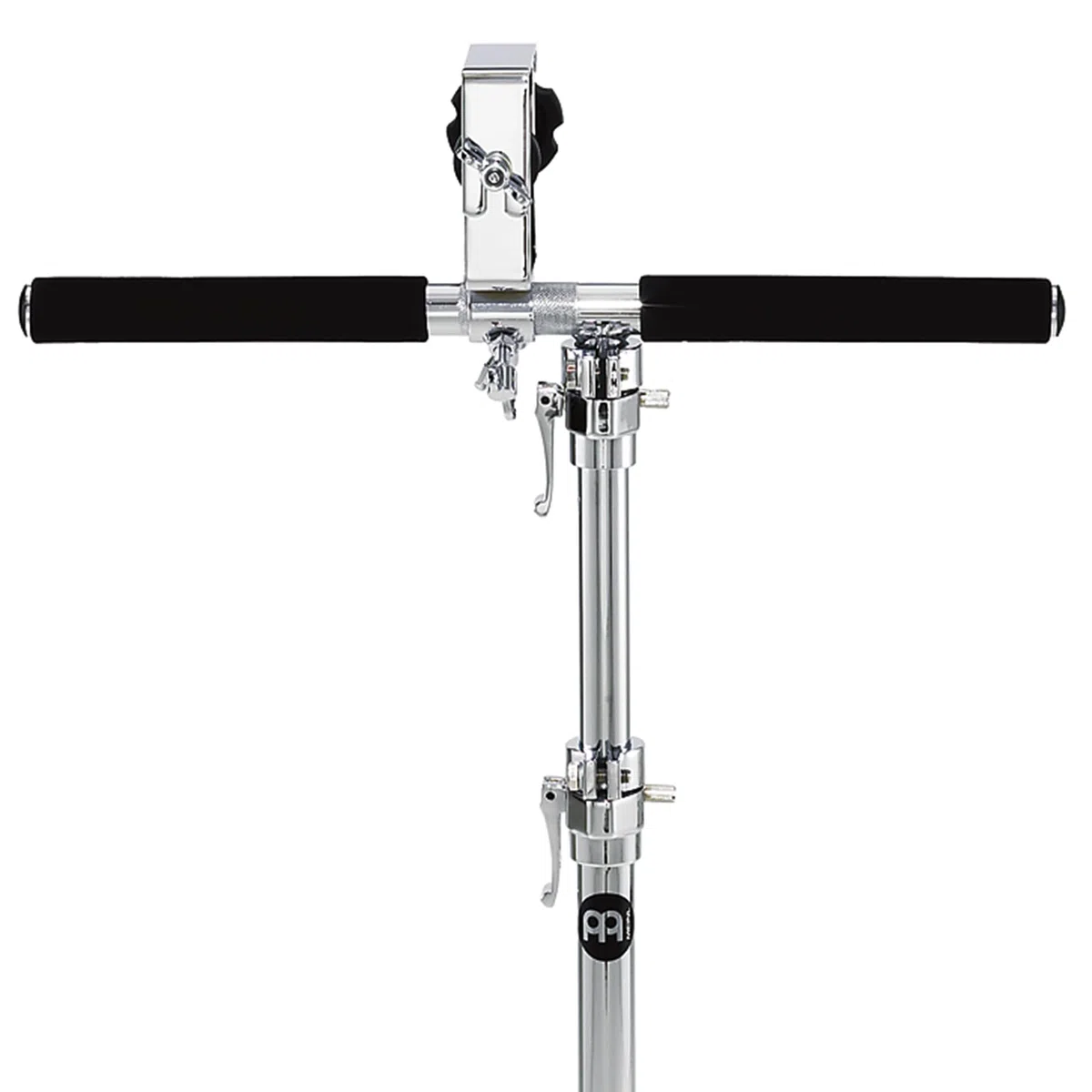 Meinl Percussion Professional Bongo Stand - Doppelständer zum Spielen im Sitzen für zwei Bongos - Stahl, Verchromt (TMB-S)