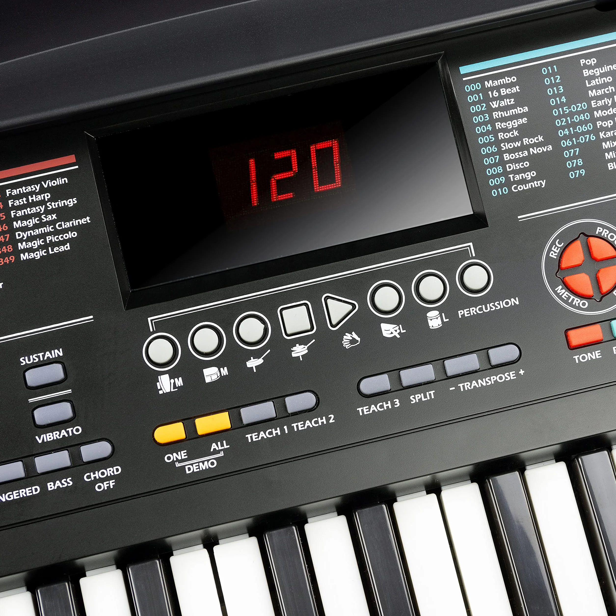 61 Key LED Keyboard Piano