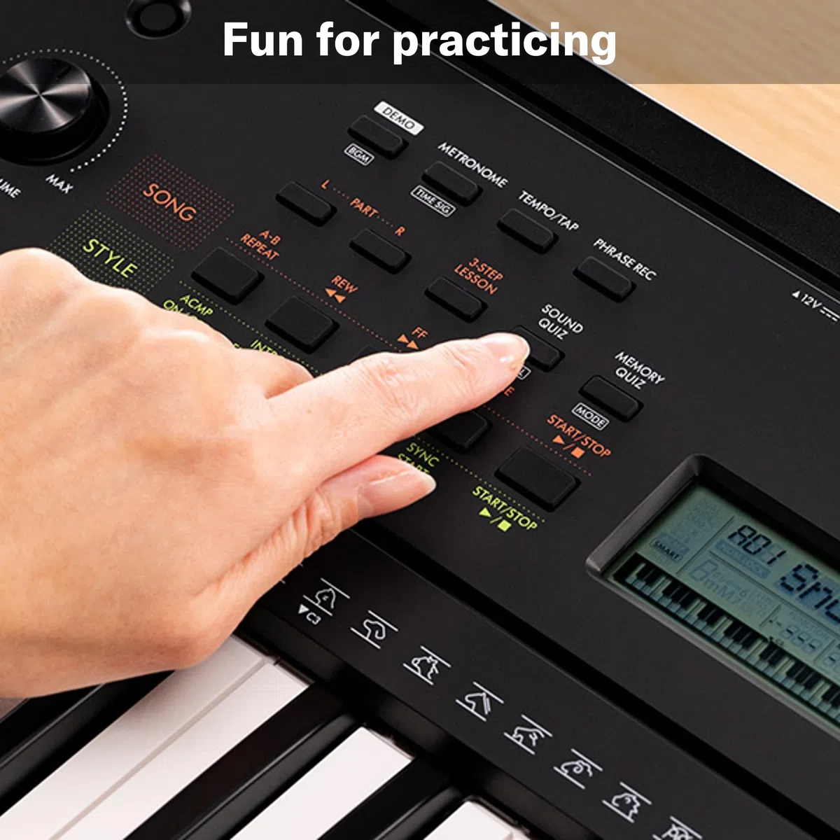 Yamaha PSR-E283 Tragbares Keyboard 61 Tasten Schwarz