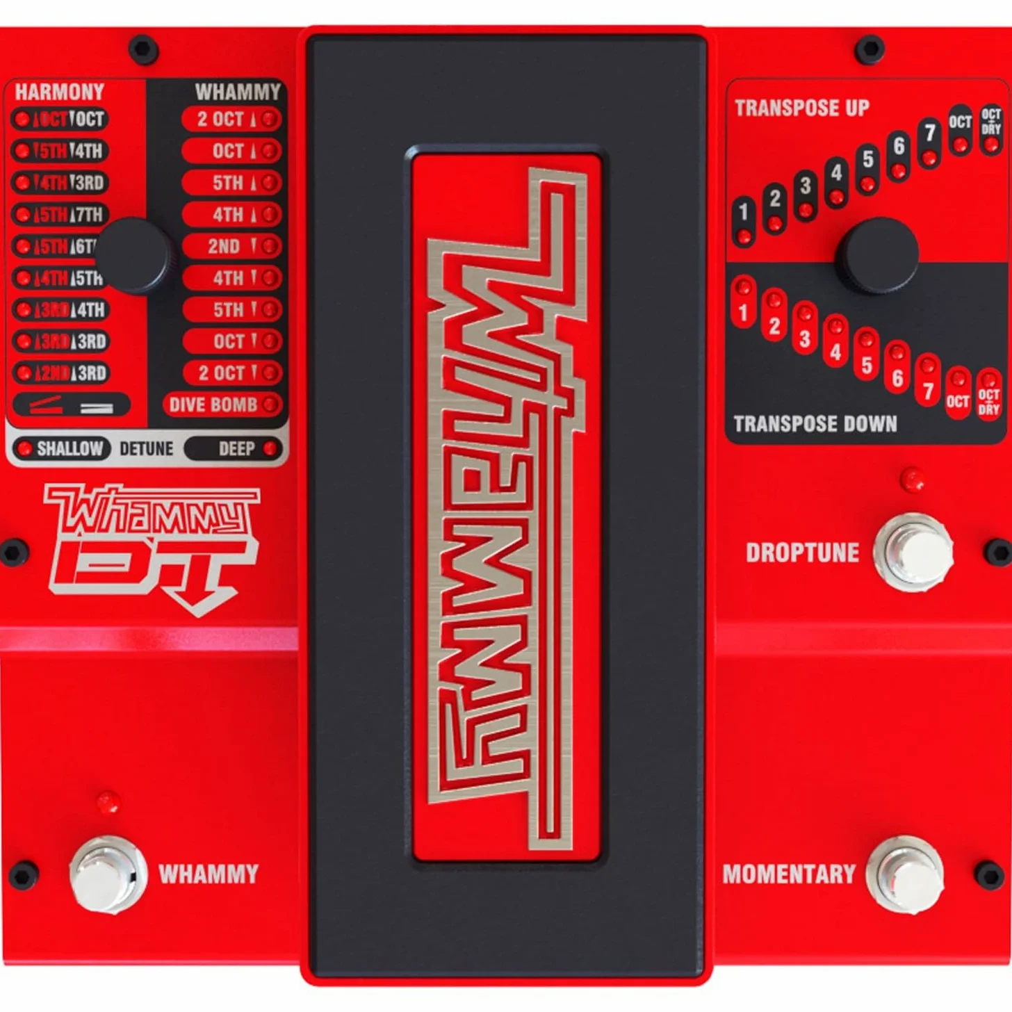 DigiTech Whammy DT Harmonizer/Detuner - Modulations Effektgerät für Gitarren