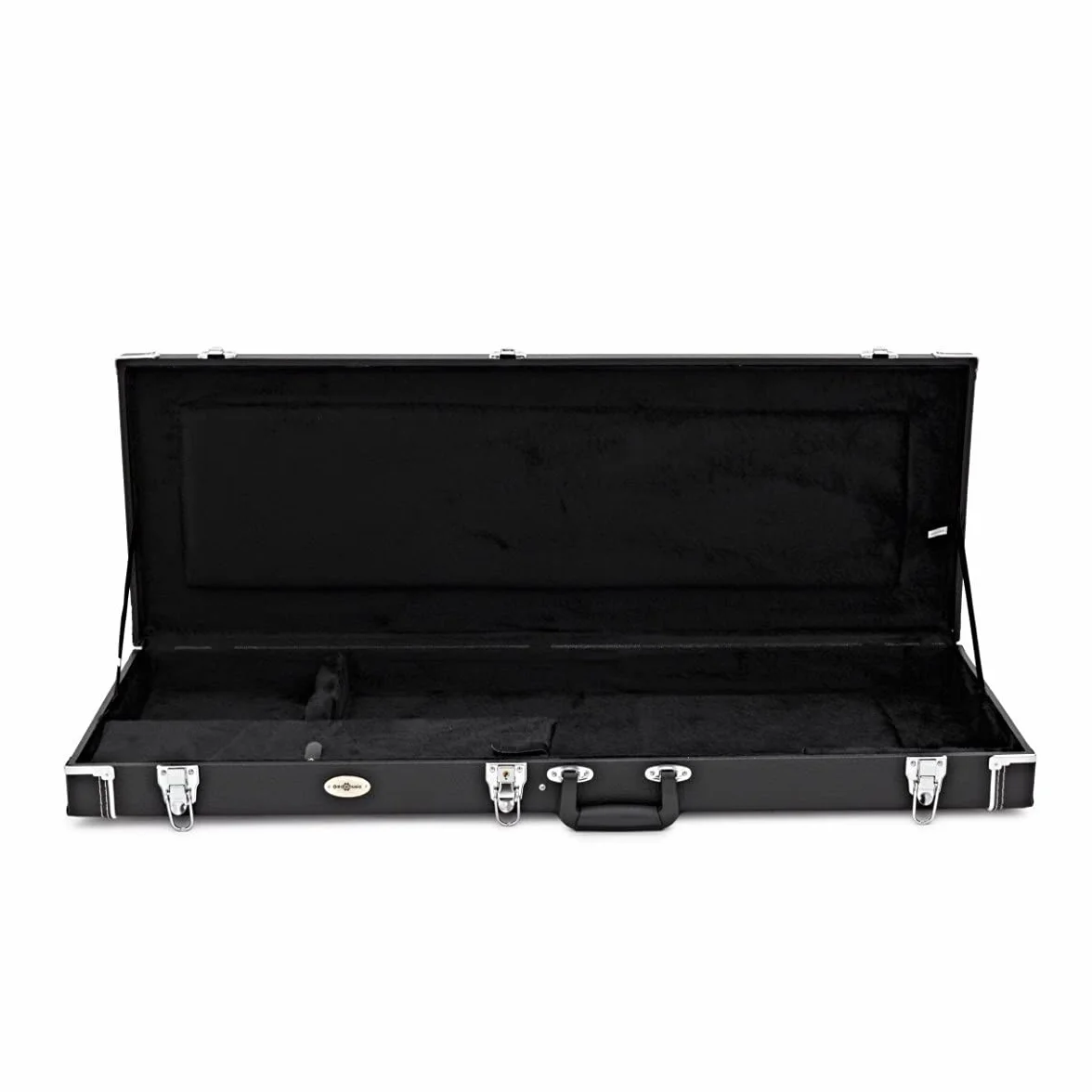 Gear4Music Gitarren Hartschalen Koffer für E-Gitarren - Abschließbar mit Plüschauskleidung