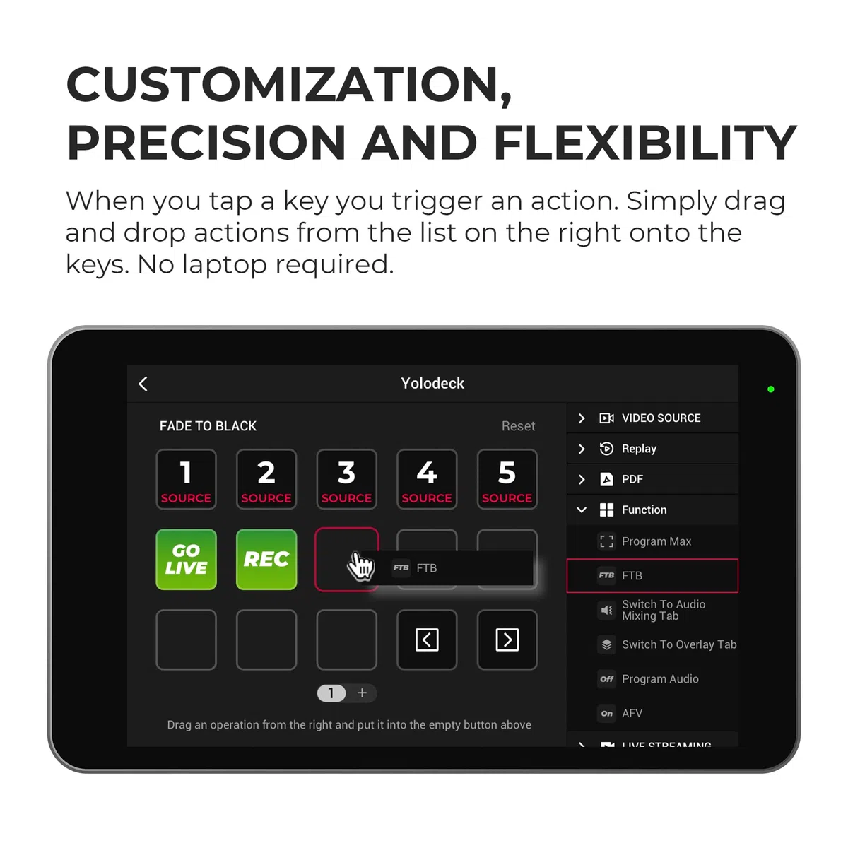 YOLOLIV YoloDeck Streaming Controller for YoloBox