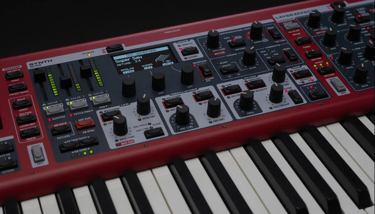 Nord Stage 4 Kompakte 73-Tasten-Tastatur