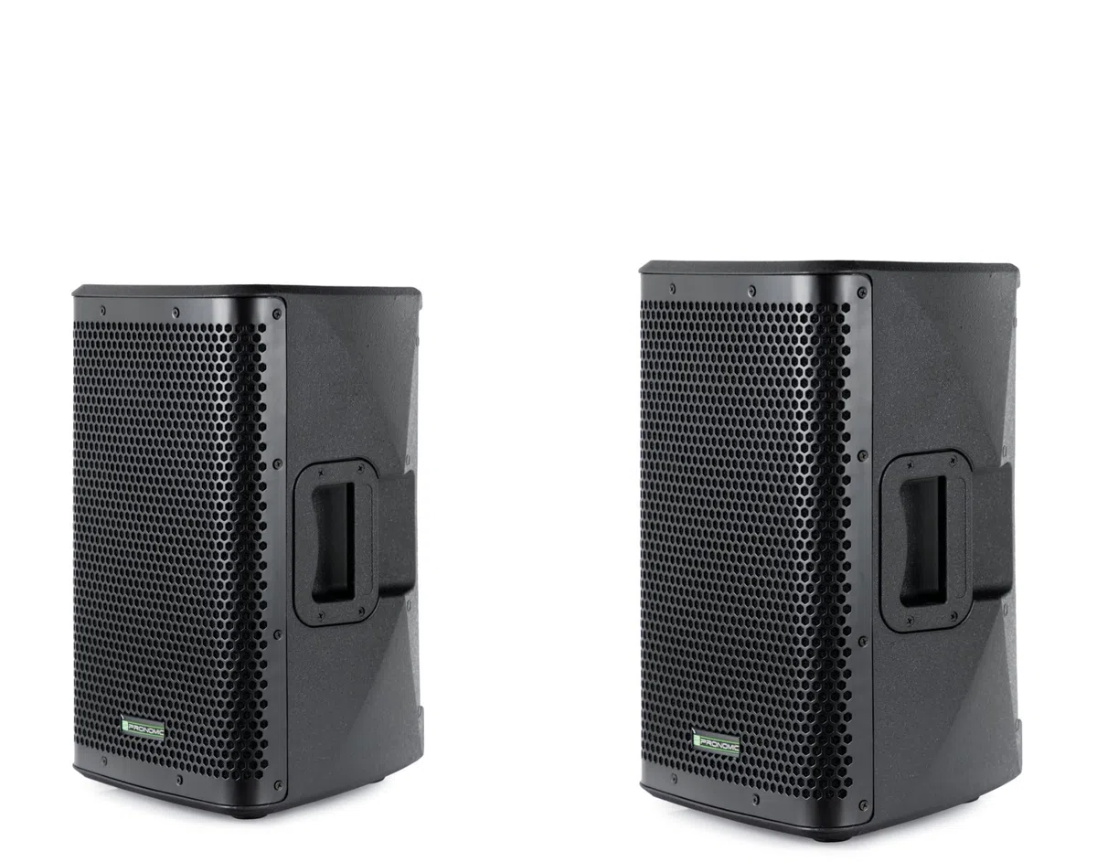 Pronomic C-208 MP 8" Passivbox Stereo Set - 2 Passive 2-Wege Boxen - Belastbarkeit: je 150 Watt (RMS), 600 Watt (Peak) - Impedanz: 8 Ohm - Max. Schalldruckpegel: 93 dB - Schwarz