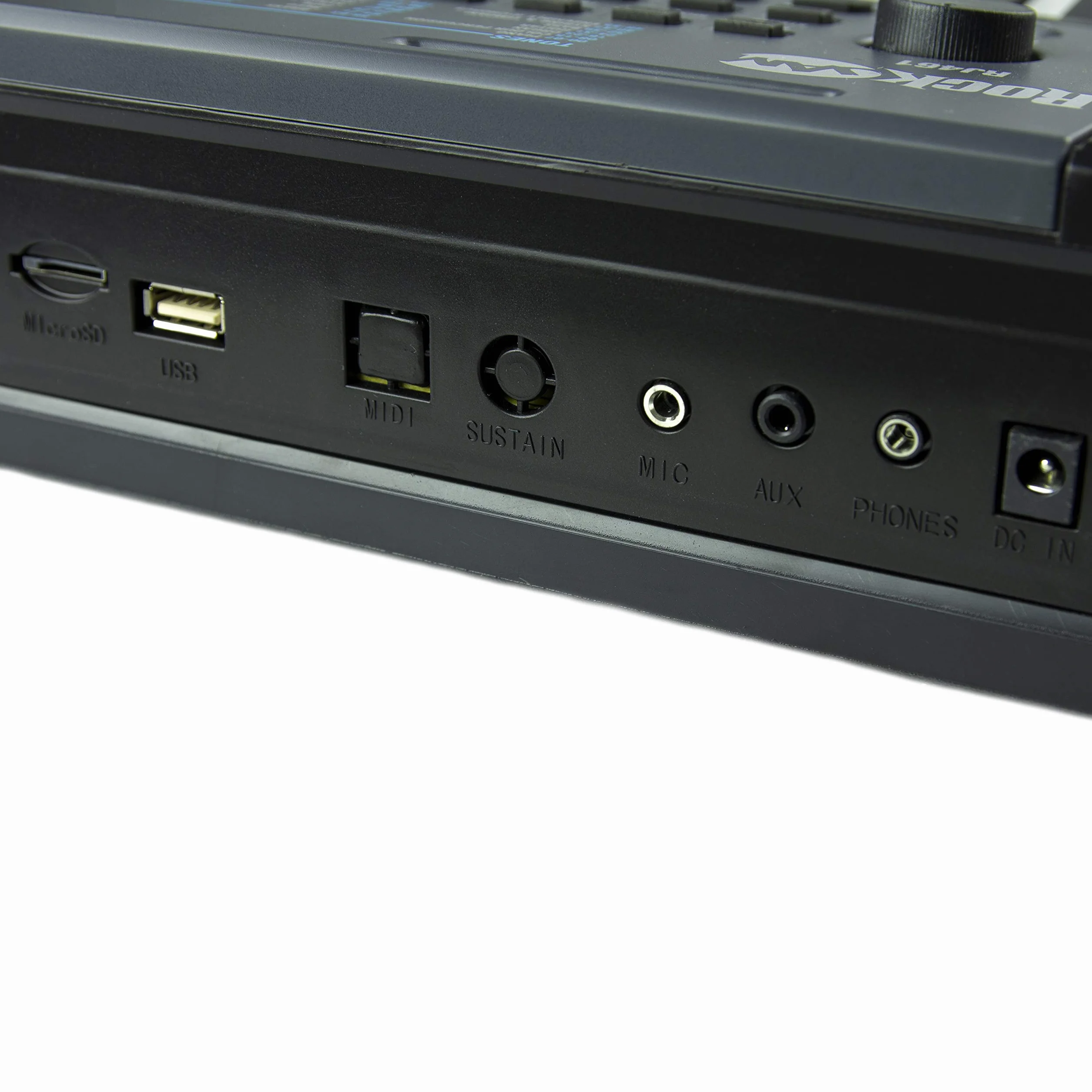 RockJam RJ461 Keyboard Piano 61 Tasten für Anfänger, tragbares elektronisches Keyboard mit 300 Klängen und Rhythmen