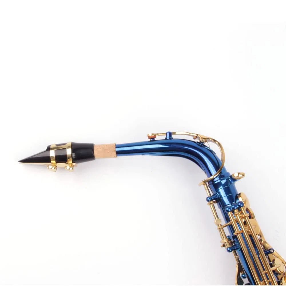 Alt Saxophon, blau/gold, mit Koffer