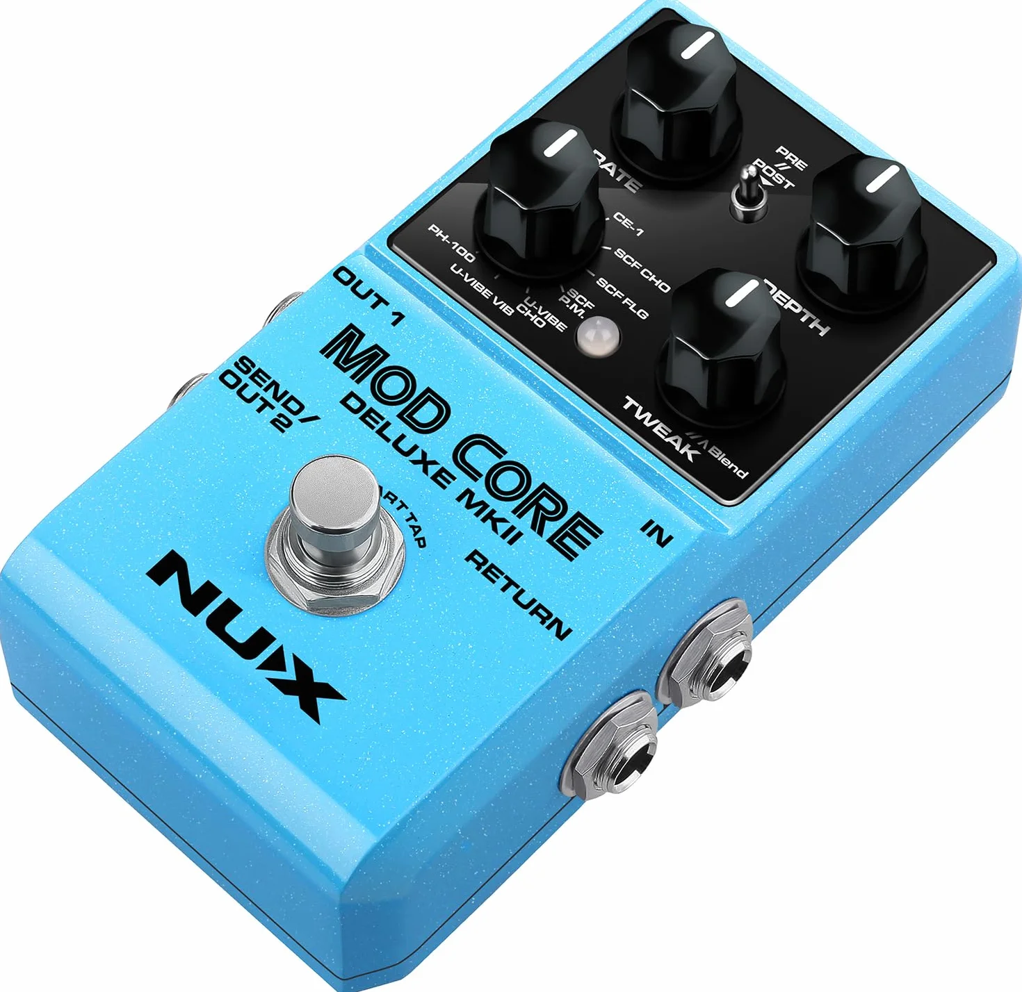 NU-X | Mod Core Deluxe mkII Pedal mit neuen Effektmodellen, Signal- und Routing-Optionen