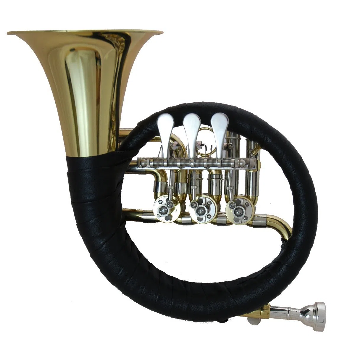 TJG-301 Ventil-Jagdhorn Fürst-Pless Ventilhorn Fürst-Pless-Horn in B Jagdhorn Posthorn (3 Drehventile)