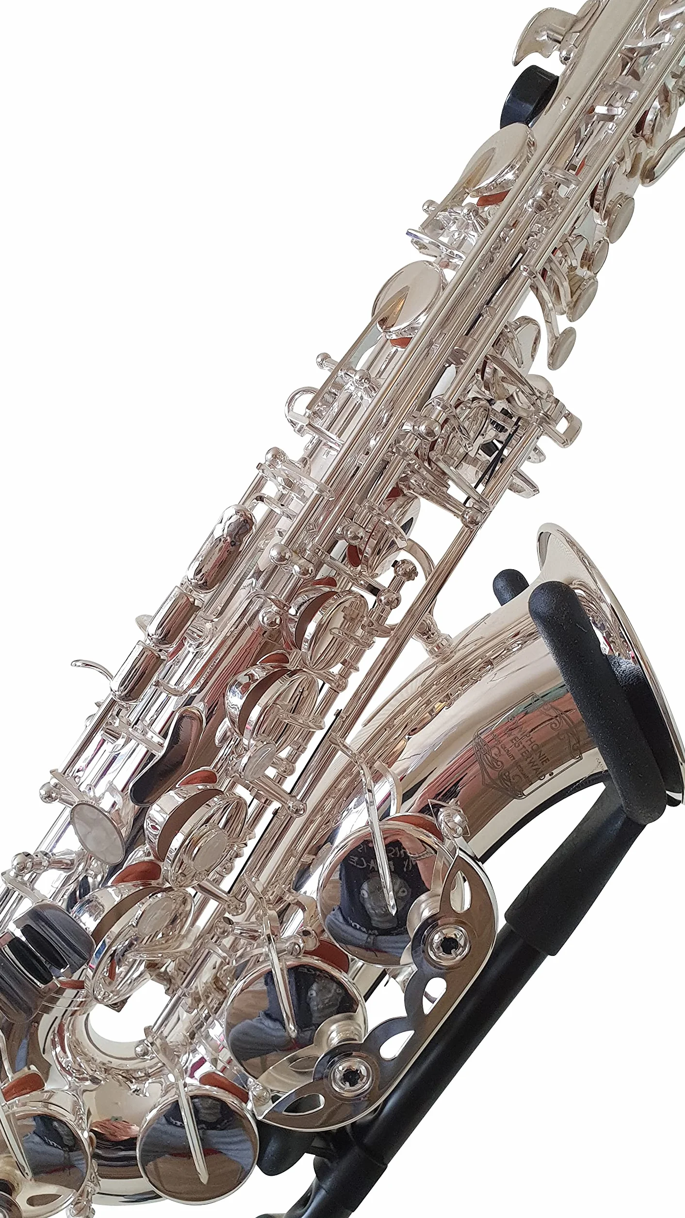 Altsaxophon, echt versilbert, inkl. Luxus-Hartschalenkoffer und Zubehör, Neu, Design Altsaxofon, Saxophon Alt