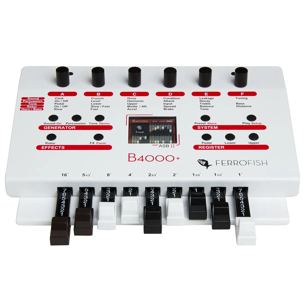 Ferrofish B4000+ Orgel Expander Elektronische Orgel
