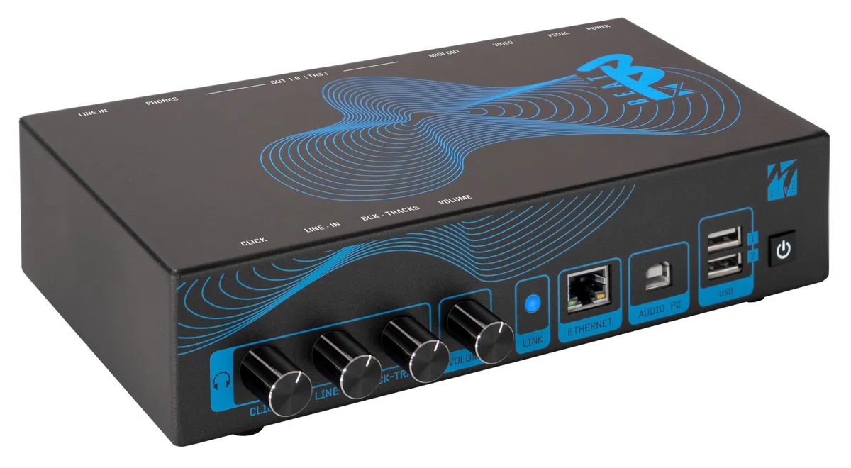 M-LIVE B.Beat X 64 Gb: Remote-Controlled Backing Track Player & Audio Interface for Live Performance with Multitrack Playback, MIDI & Video Sync