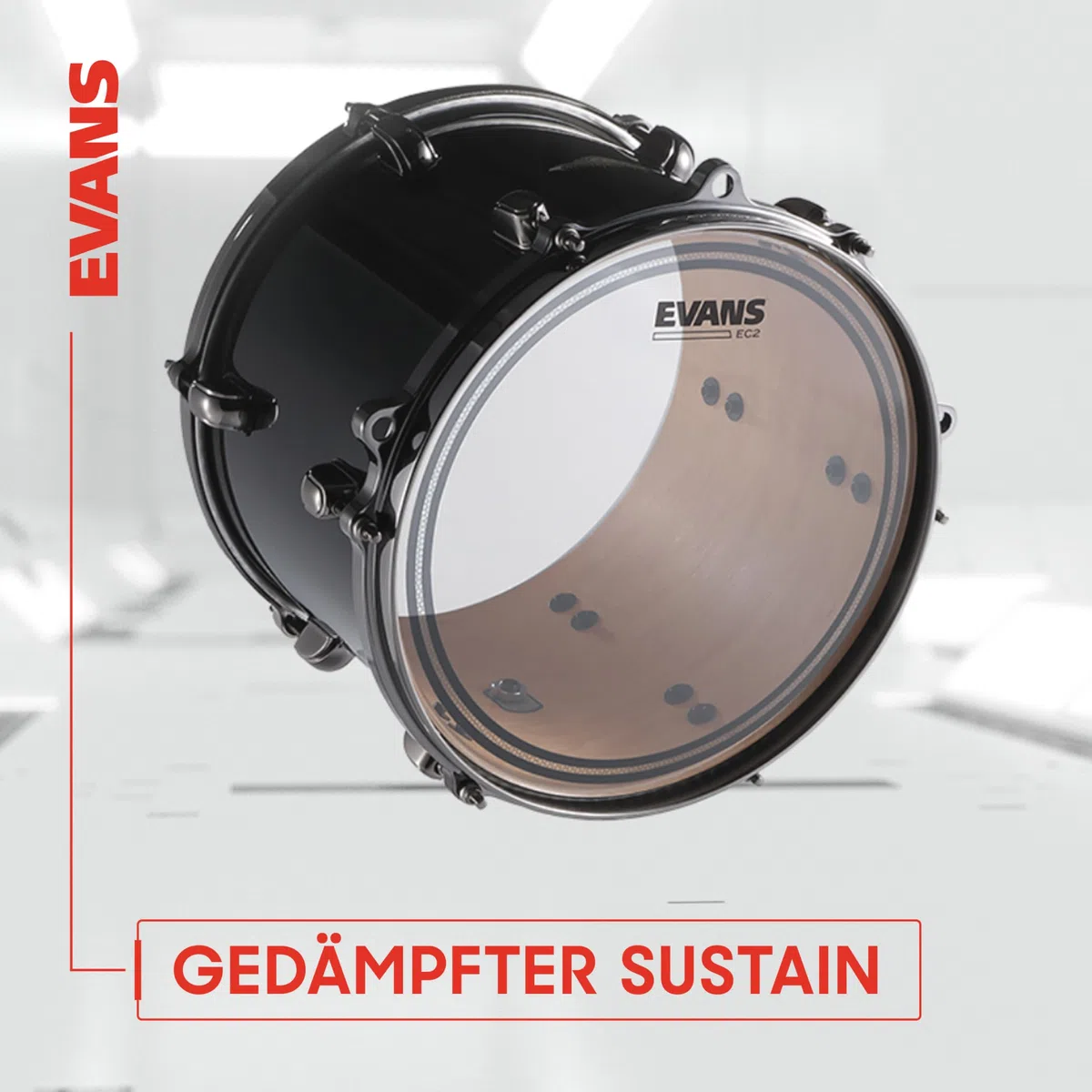 Evans G2 2-Lagen Tom Drum Felle Fusion Tompack beschichtet 10 12 14 Zoll