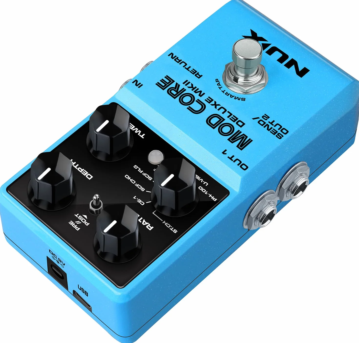 NU-X | Mod Core Deluxe mkII Pedal mit neuen Effektmodellen, Signal- und Routing-Optionen