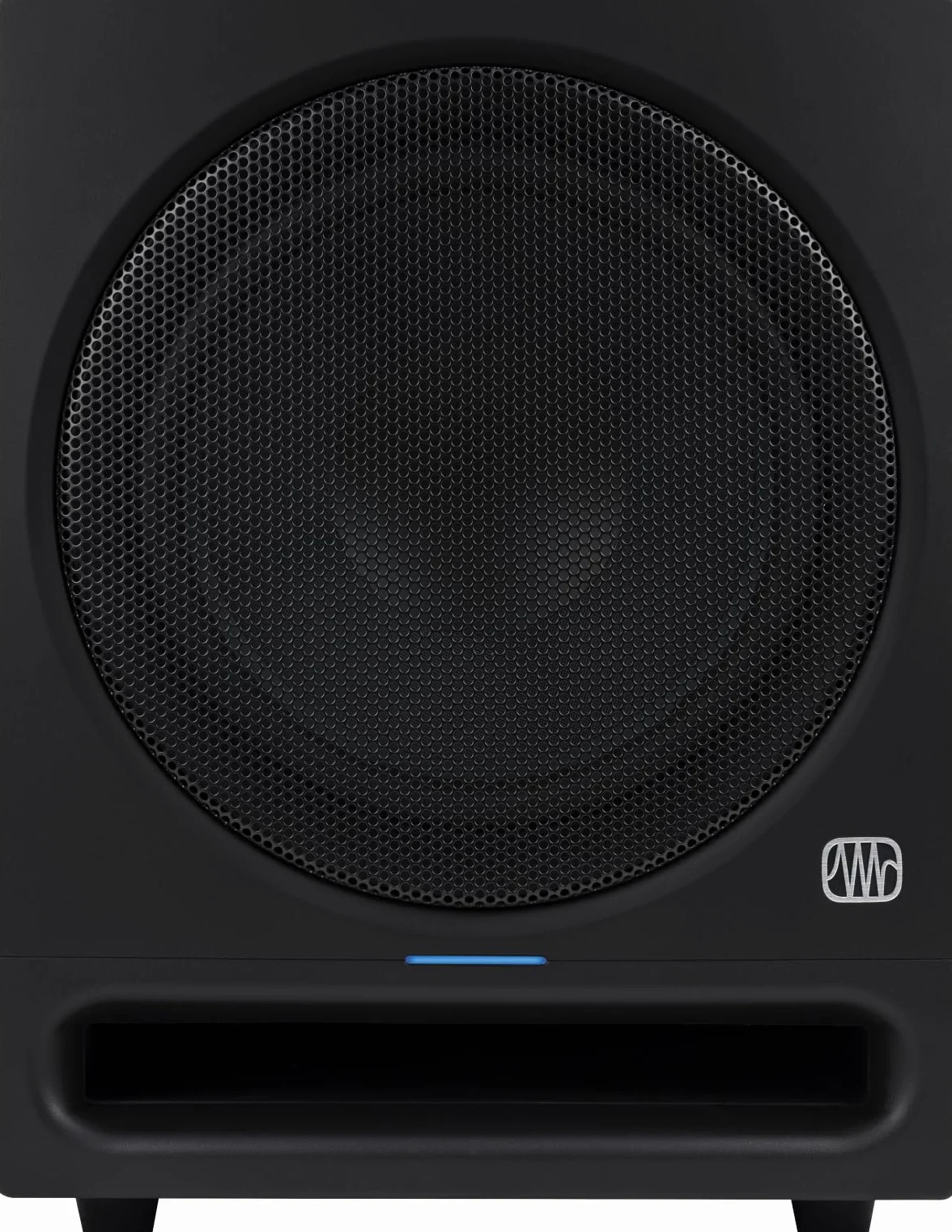 PreSonus Eris Pro Sub 10 – 10-Zoll-Aktiv-Studio-Subwoofer mit Frontabstrahlung, inklusive Fußschalter