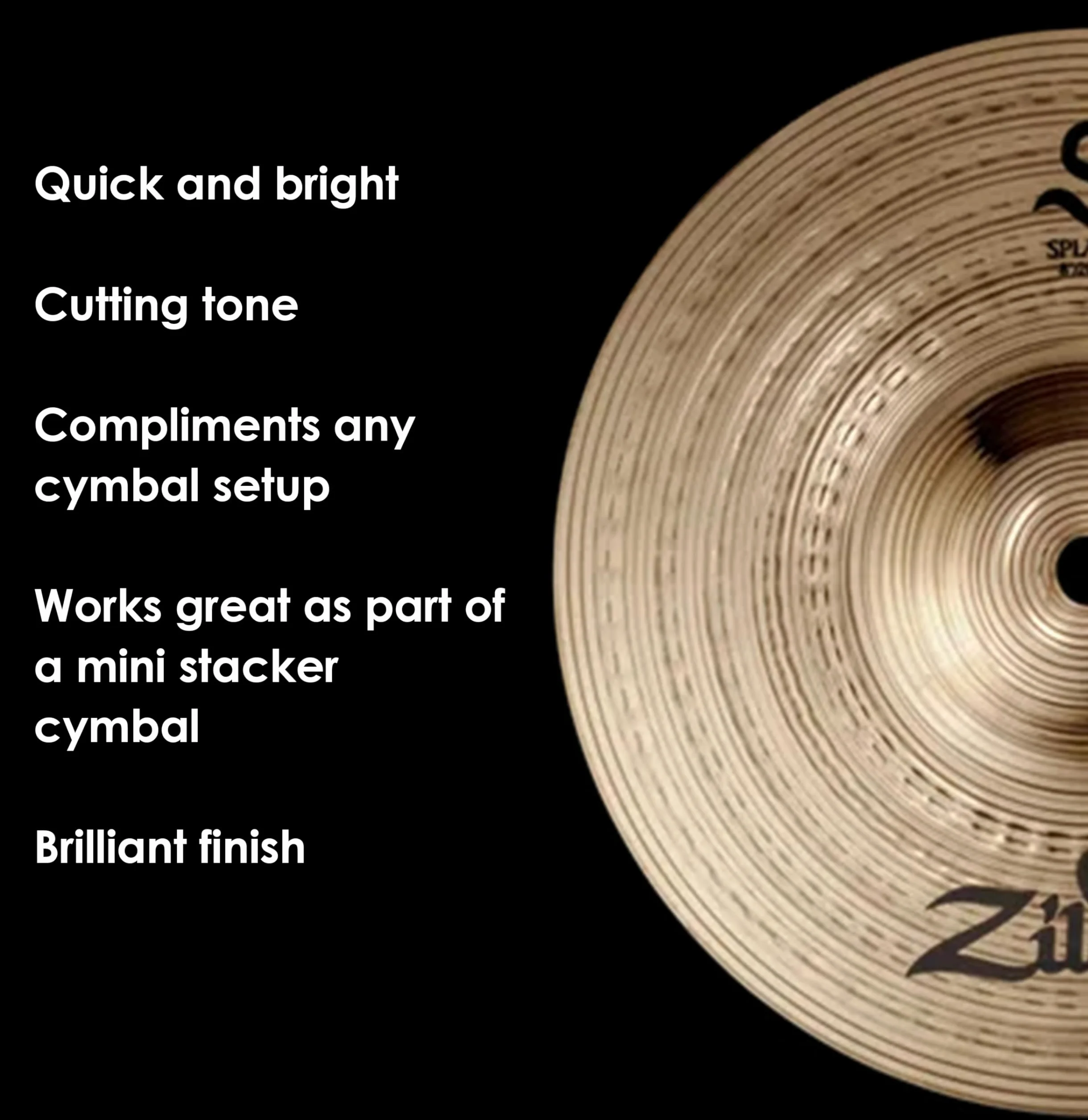 Zildjian S Family Series - 8" Splash Cymbal