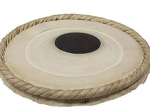 Handgefertigte Tabla Skin Bayan Head Pudi 22,9 cm Deluxe, beste Qualität, für linken Kopf