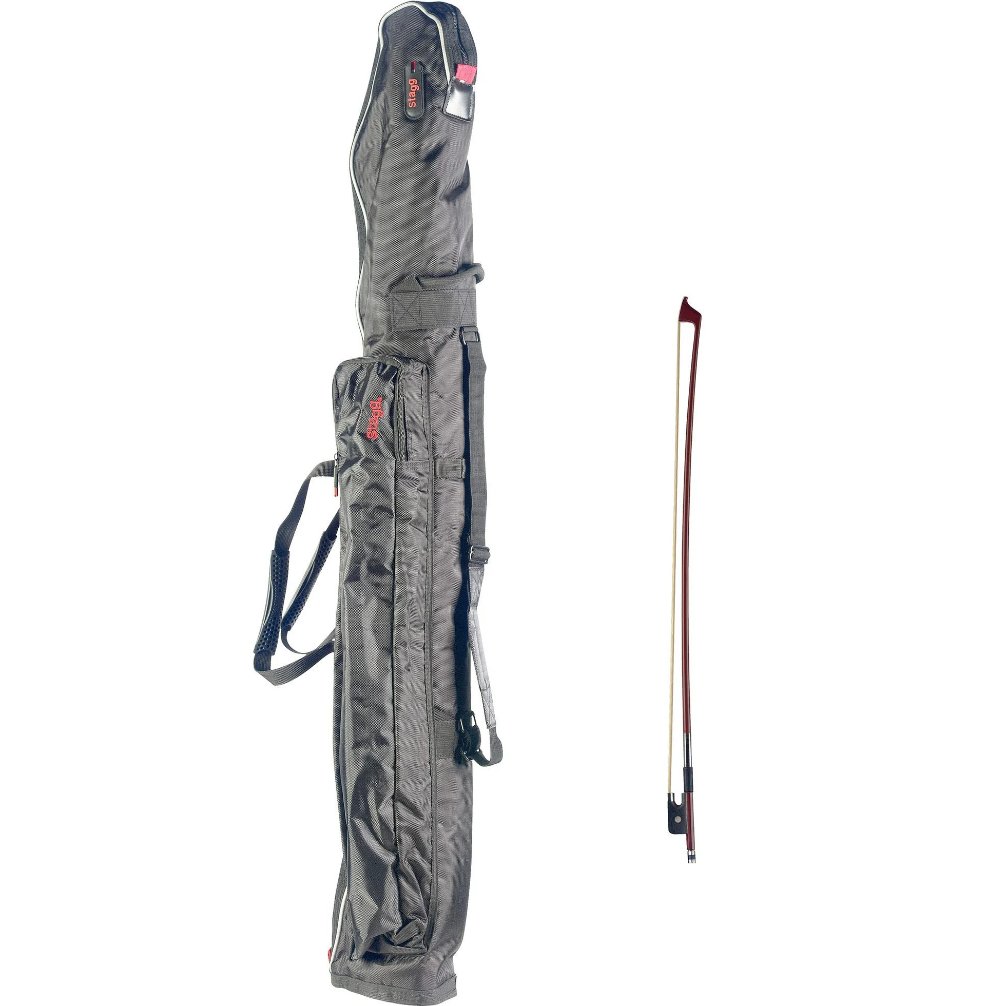 Stagg ECL 4/4 BK Cello mit Tasche/Bow schwarz