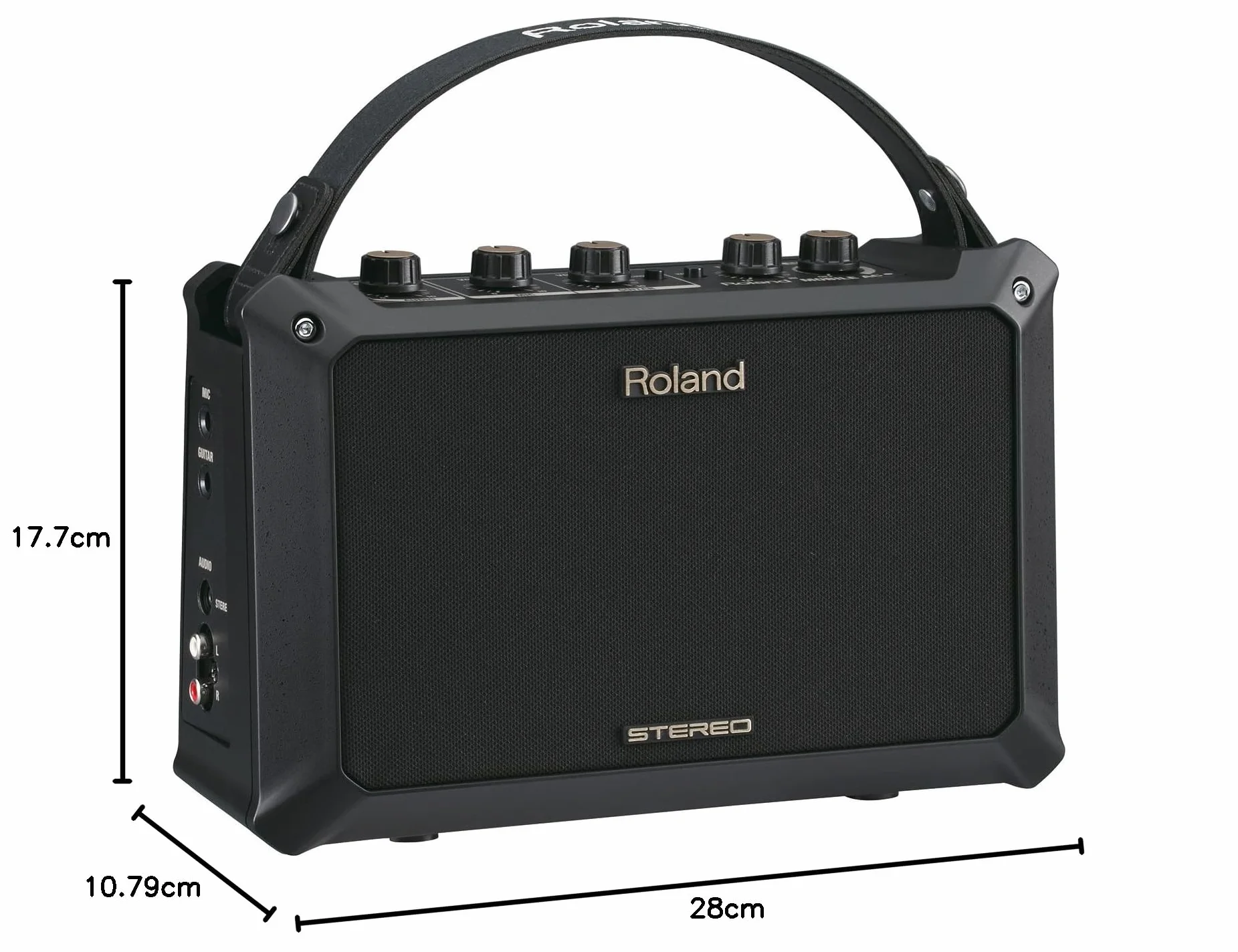 Roland Mobile AC Batterie-Gitarrenverstärker Mobile Cube, 280 x 108 x 177 mm
