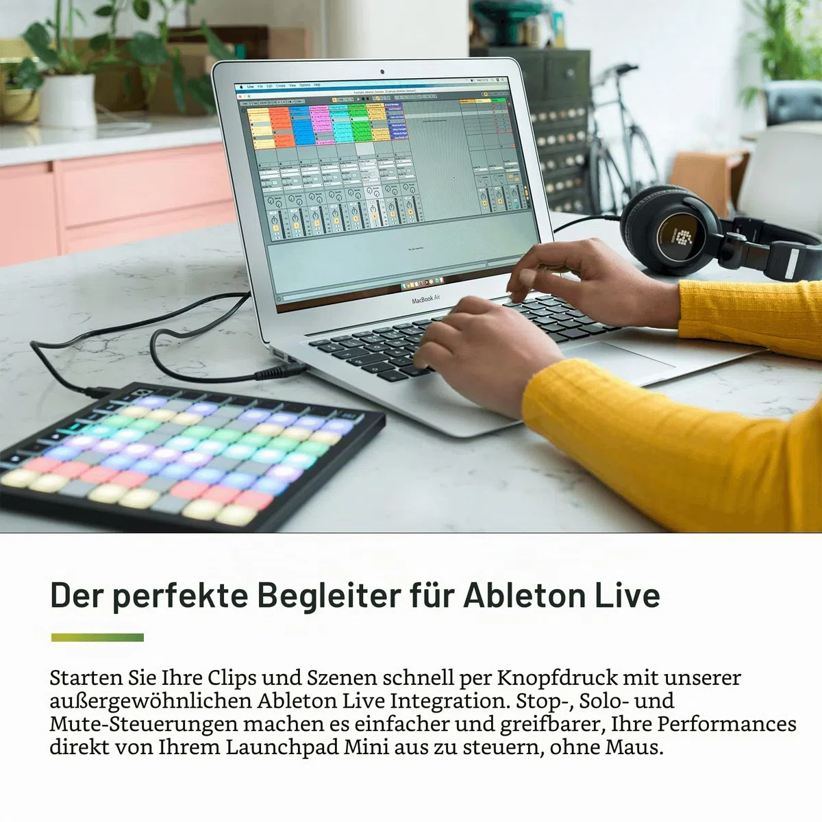 Novation Launchpad Mini MK3 Grid-Instrument f. AbletonLive