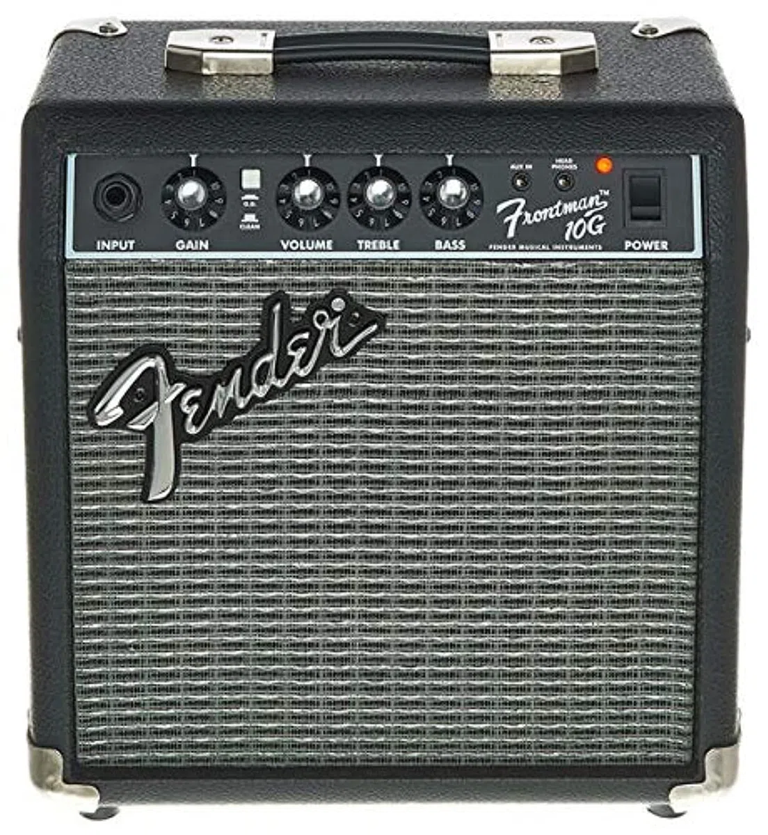 Fender Frontman 10G Combo Gitarrenverstärker – Idealer Übungsverstärker für E-Gitarre & FT-1 Pro Clip-On Tuner – Für akustische und E-Gitarre, Bass und Ukulele – Schwarz